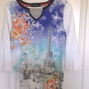 B.L.E.U. Paris Shirt - Size PM
